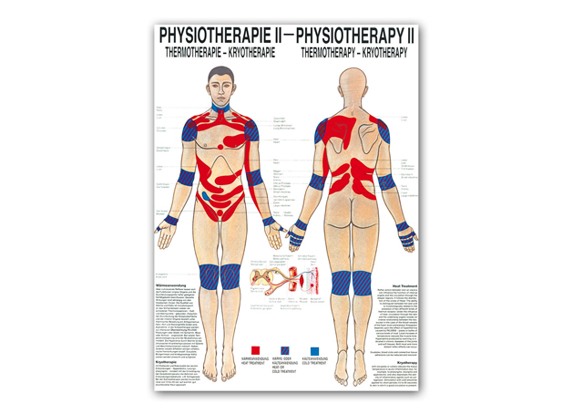 Poster Physiotherapie II: Thermotherapie, 50 x 70 cm