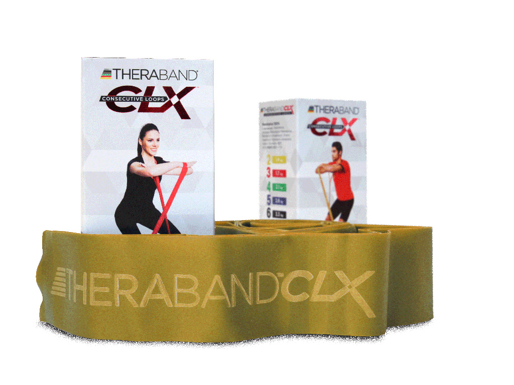 Thera-Band CLX 11 Loops, gelb/ leicht