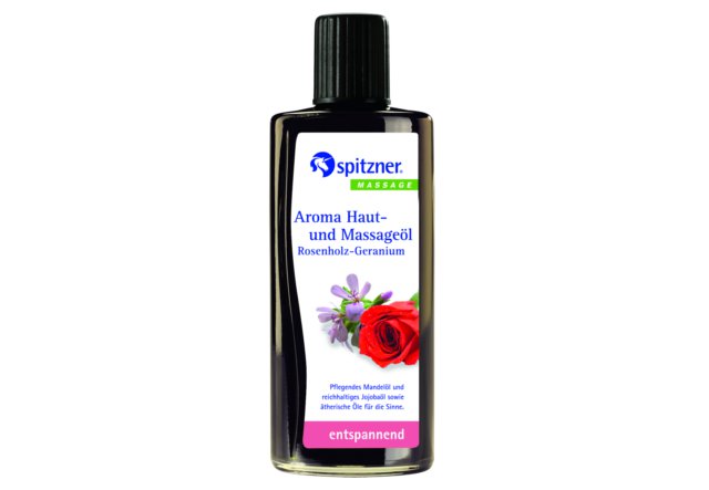 Spitzner Aroma Haut- und Massageöl entspannend, 190 ml