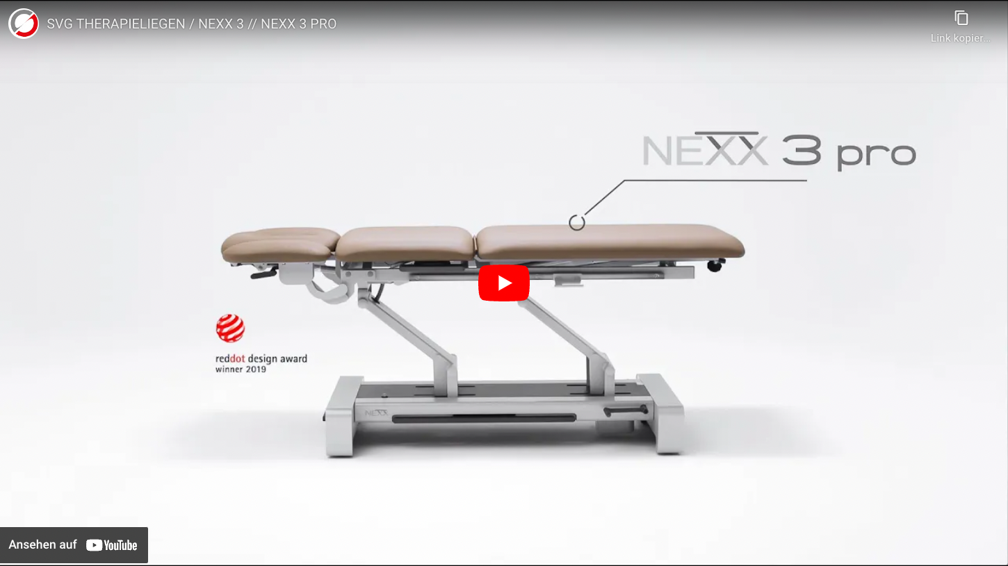 Vorschaubild zum Video der Behandlungsliege Nexx