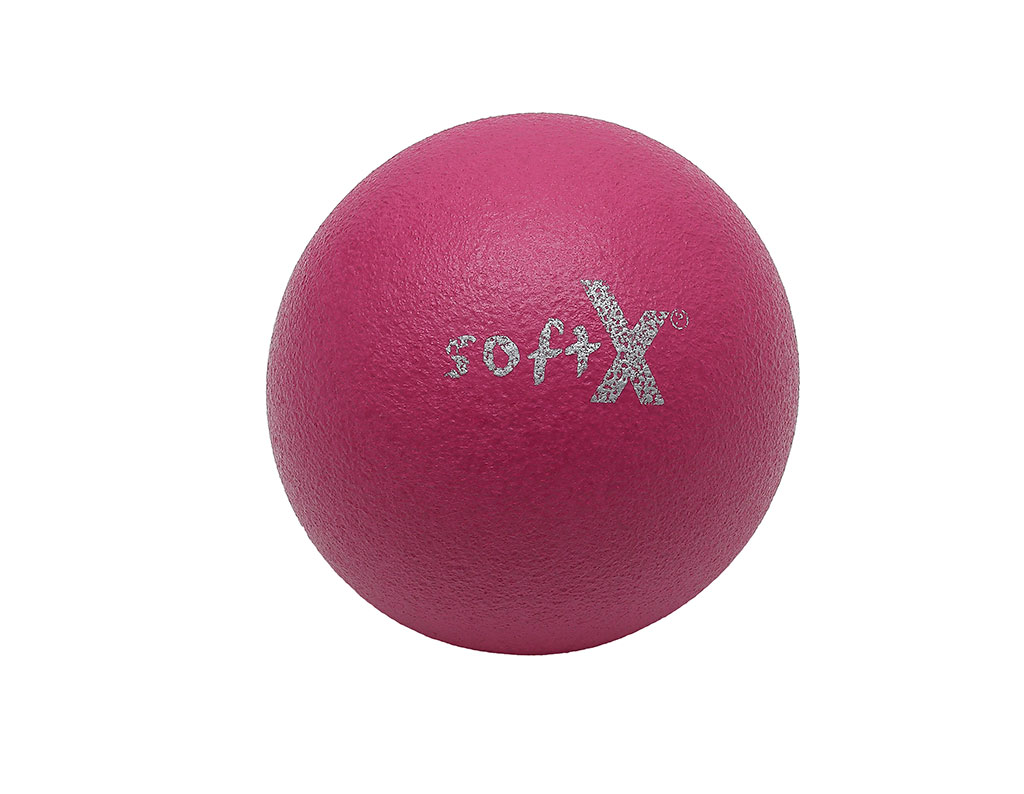 softX® Softball, beschichtet, 16cm, pink