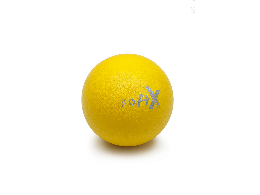 softX® Softball, beschichtet, 20 cm, gelb