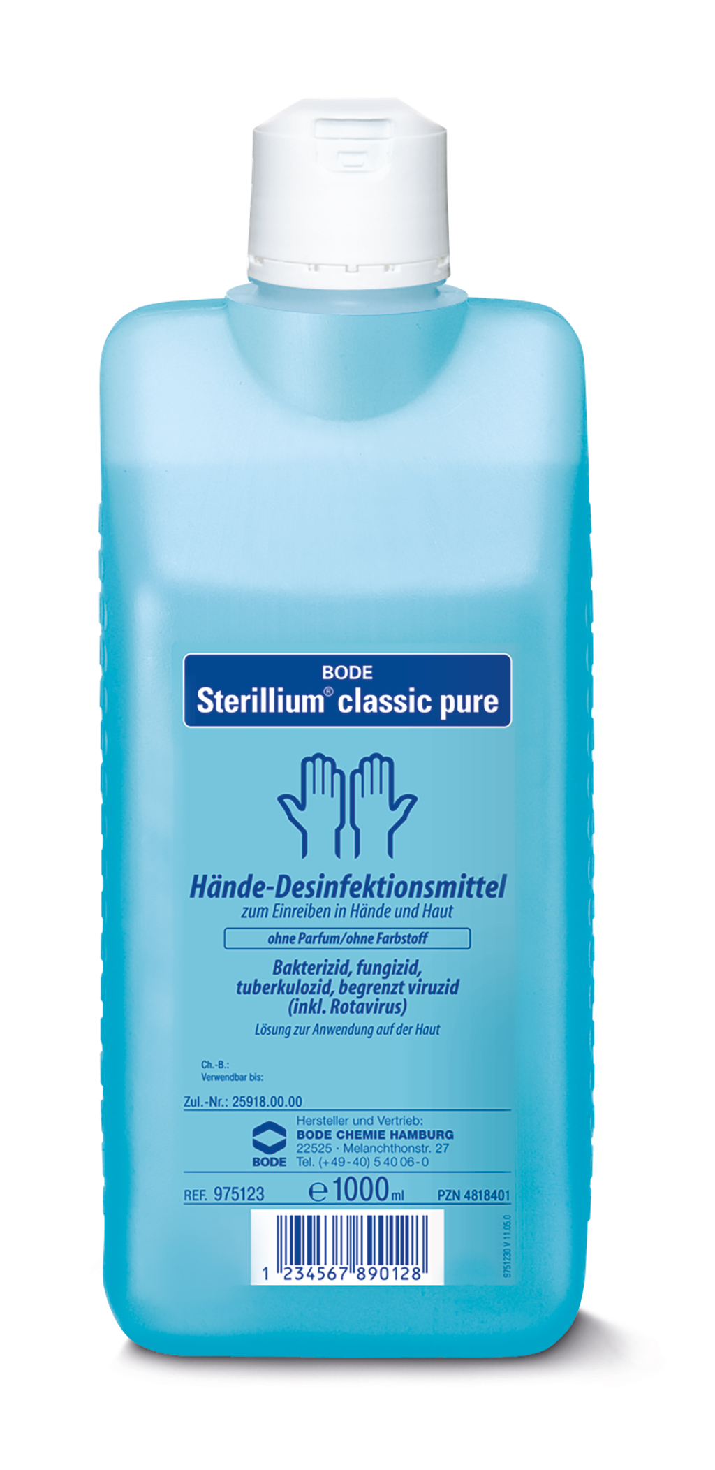 Sterilium Classic Pure Handdesinfektion, 1 Liter