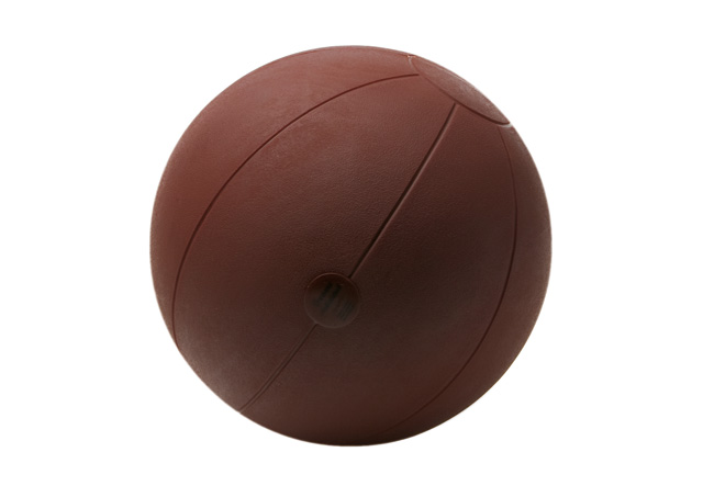 Medizinball,  Ø 28cm, 2000g, Farbe braun